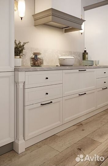 Кухня из массива дерева