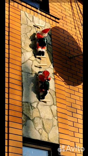 Дед мороз(Санта) на лесенке