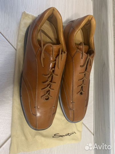 Кроссовки santoni новые оригинал