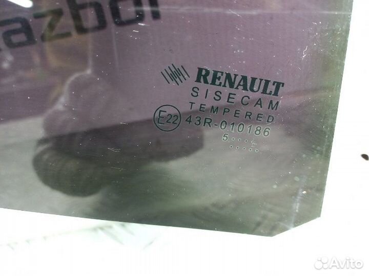 Стекло двери задней правой Renault Sandero Stepway