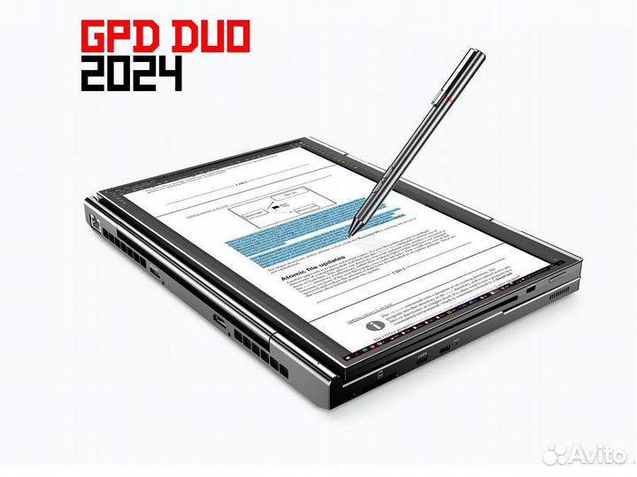 GPD DUO 2024 Ryzen AI 9 370HX 890M 64/32GB
