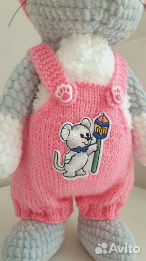 Игрушка вязаная на заказ Мышка