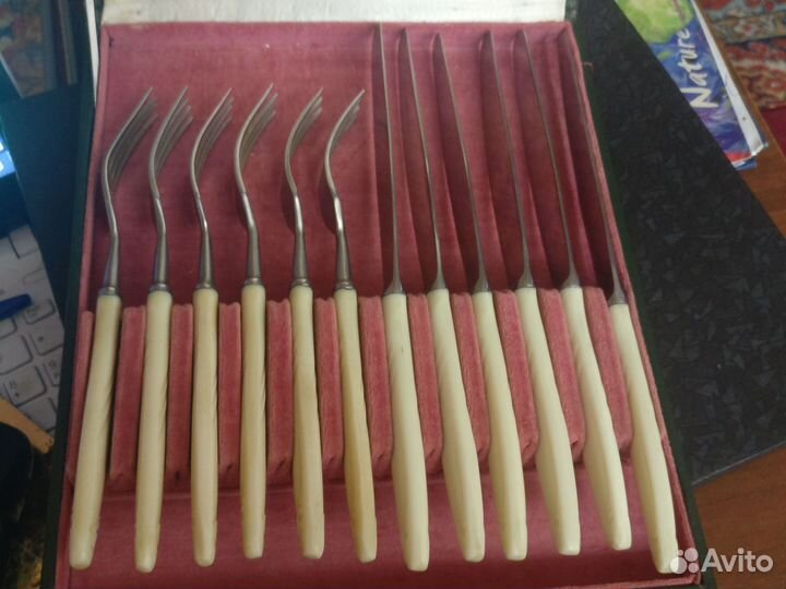 Столовый набор ложки и вилки СССР