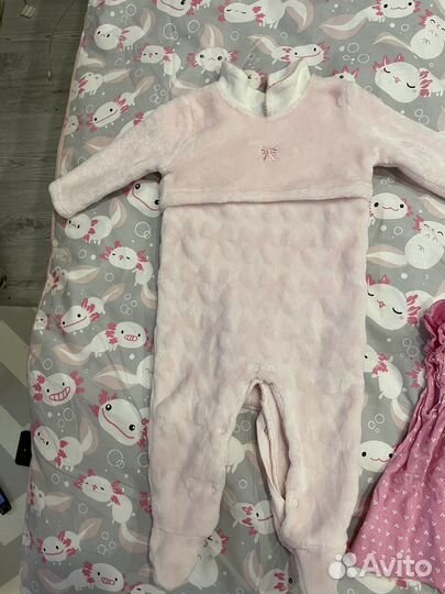 Вещи пакетом на девочку 62 68