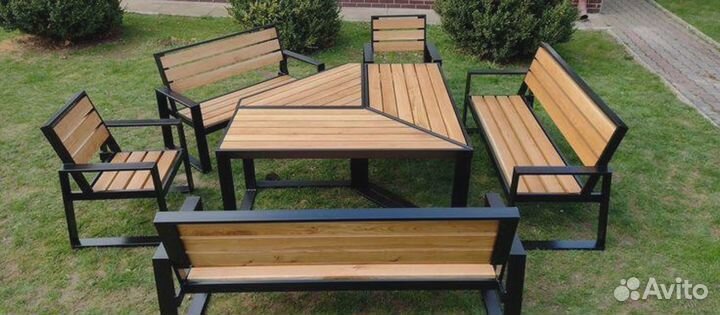 Стильная садовая мебель для отдыха