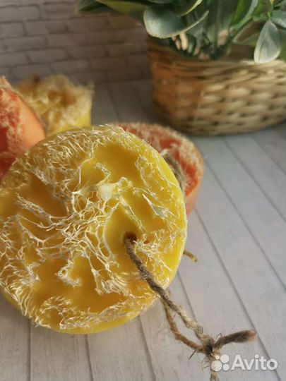 Мыло с люфой