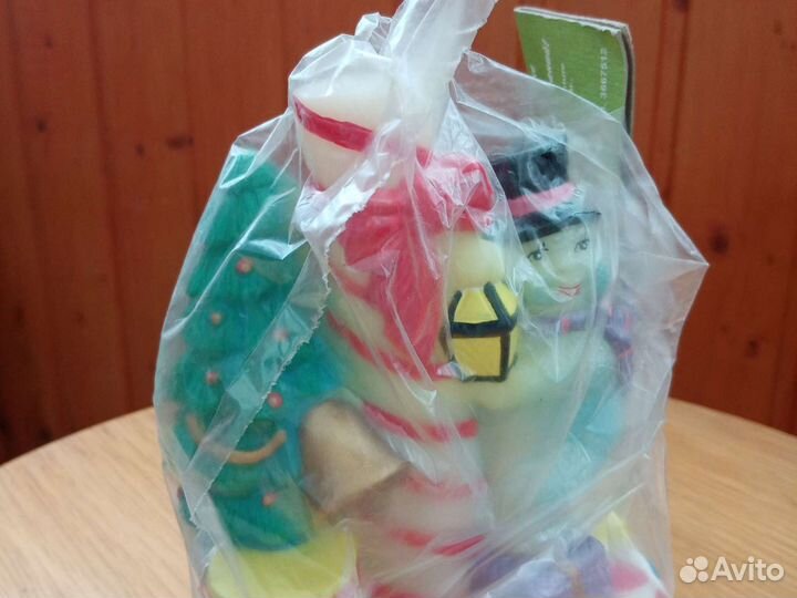 Свеча со снеговиком СССР