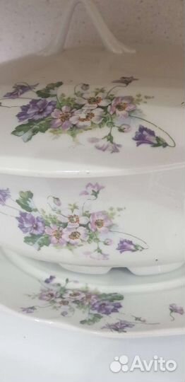 Супница и блюдо М.С.Кузнецов