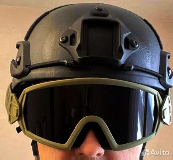 Очки защитные противоосколочные / для любых шлемов