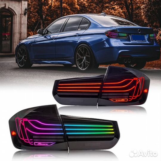 Фонари задние Лазер BMW F30 CSL LED RGB