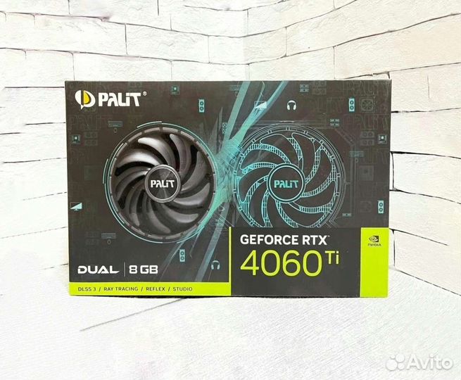 Видеокарта Palit RTX 4060 Ti Dual (ростест)