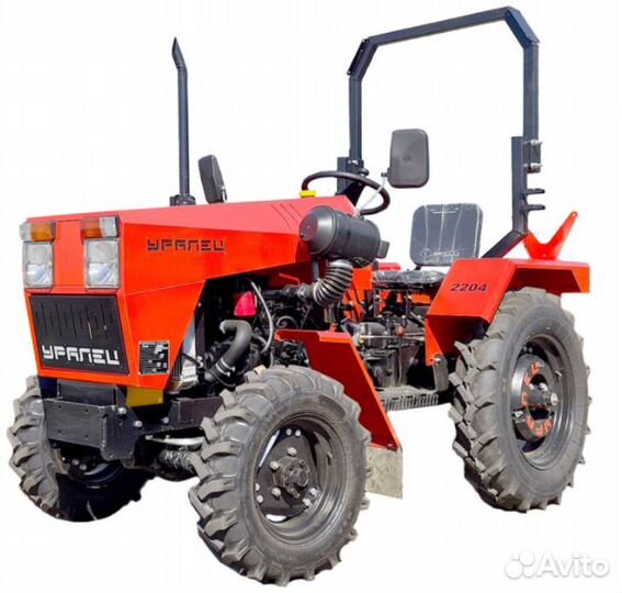 Коммунальный трактор уралец-2204 + отвал + щётка