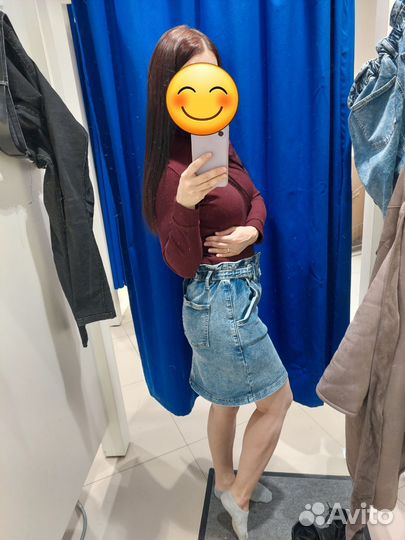 Юбка джинсовая женская 42 размер funday