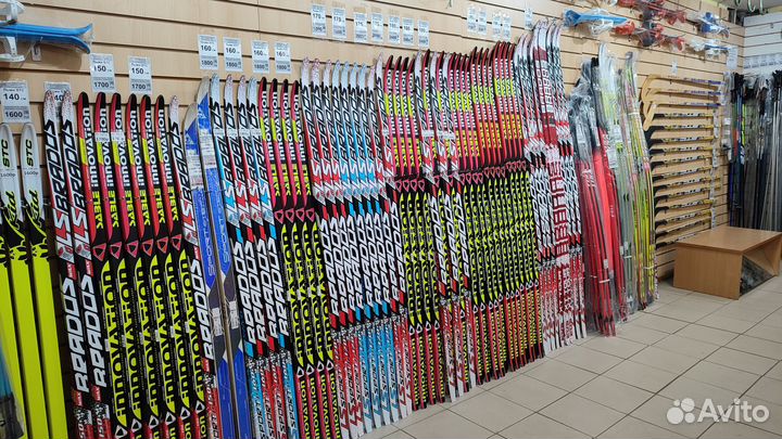 Детский набор лыж в школу