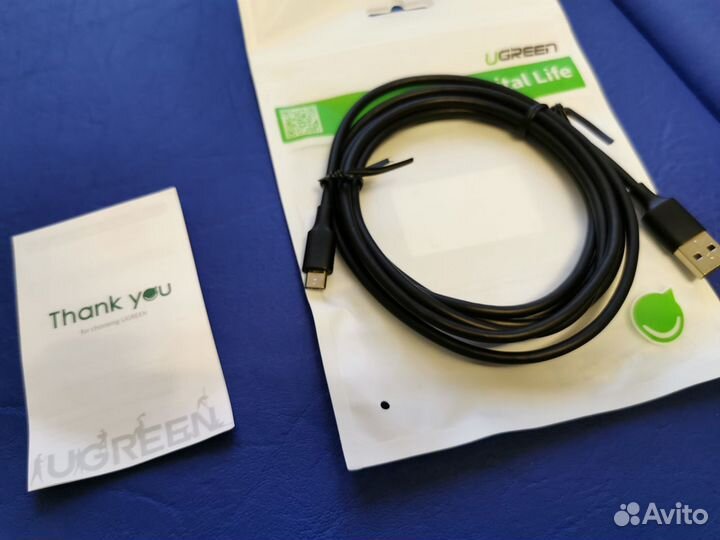 Провод ugreen Micro USB, 2 метра