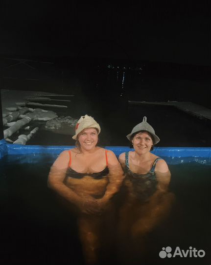 Русская баня с горячей купелью в Лосево