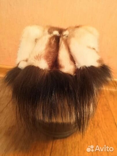 Шапка женская натуральный мех