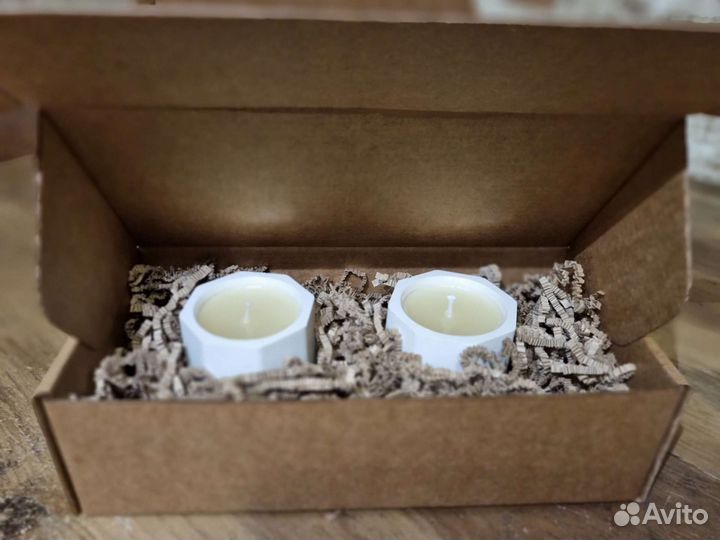 Соевые свечи ручной работы