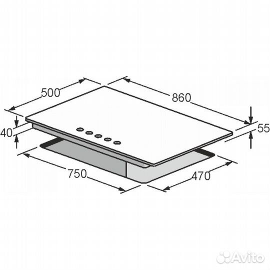Газовая варочная панель Kaiser KG 9325 ElfEm Turbo