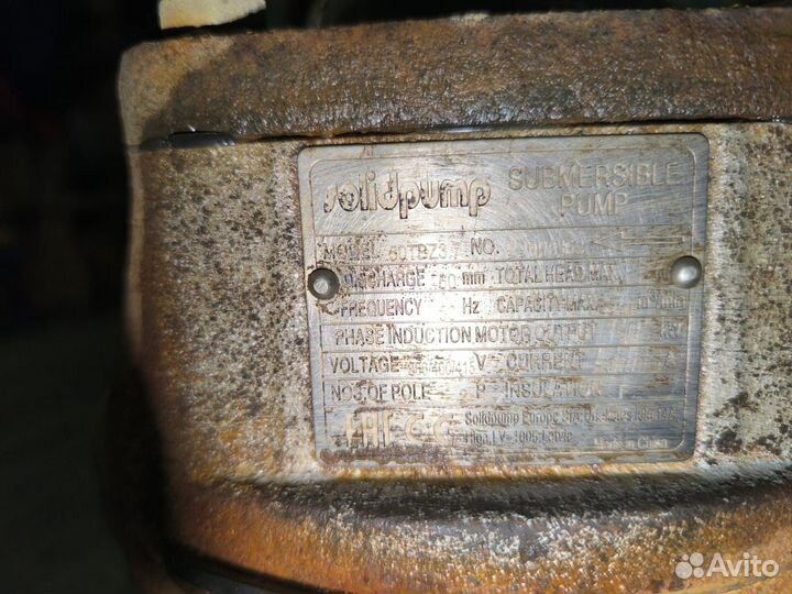 Продам строительный дренажный насос Solidpump 50TB