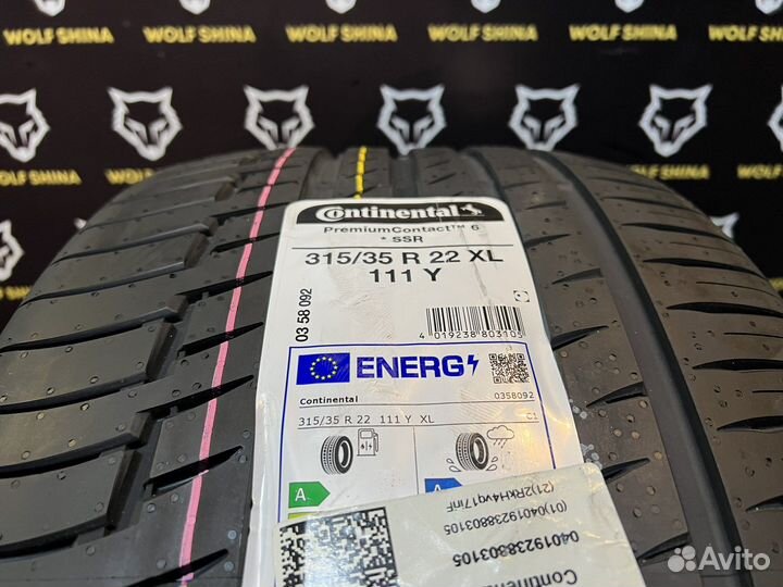 Continental PremiumContact 6 SSR 315/35 R22 111Y