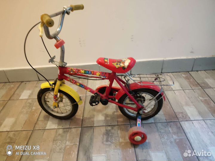 Четырехколесный велосипед детский