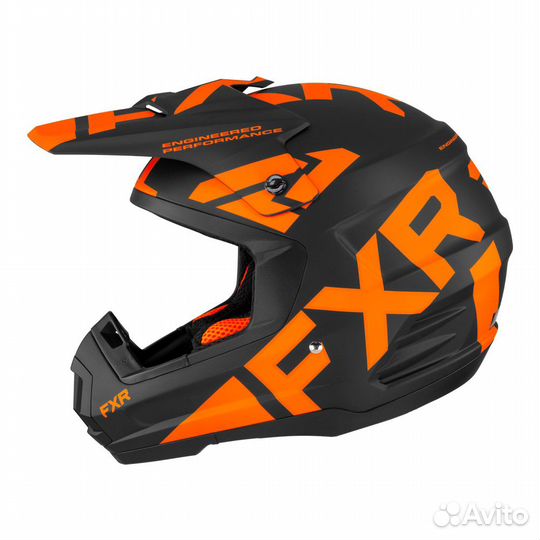 Шлем FXR Torque Team Black/Orange