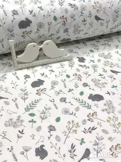 Простынь на резинке для детской кроватки Малуша