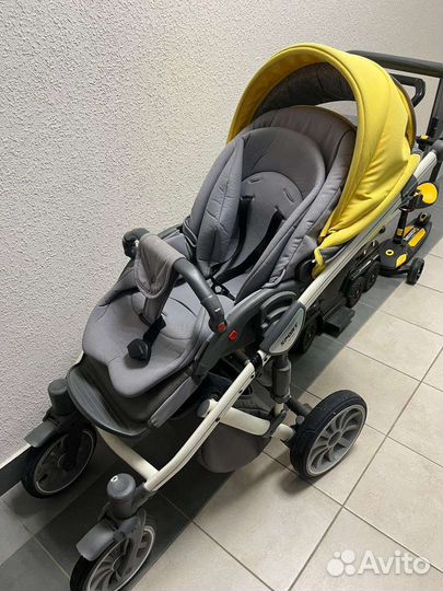 Коляска Anex Sport 3 в 1 (желтая
