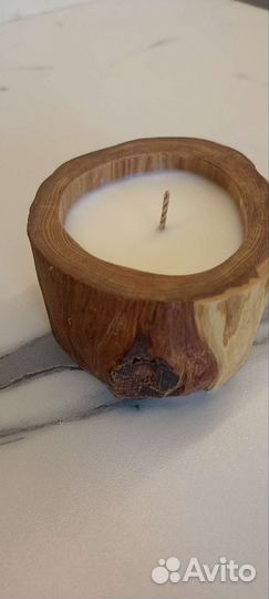 Свечи ручной работы в дереве