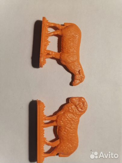 Животные, фигурки пластмассовые, СССР