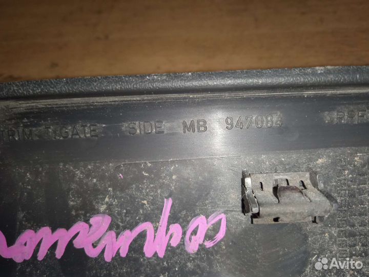 Накладка, обшивка багажника Mitsubishi carisma