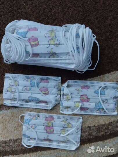 Маски медицинские детские