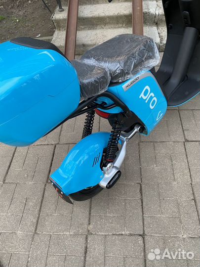 Электроскутер Kugoo V Pro Blue(Jilong)