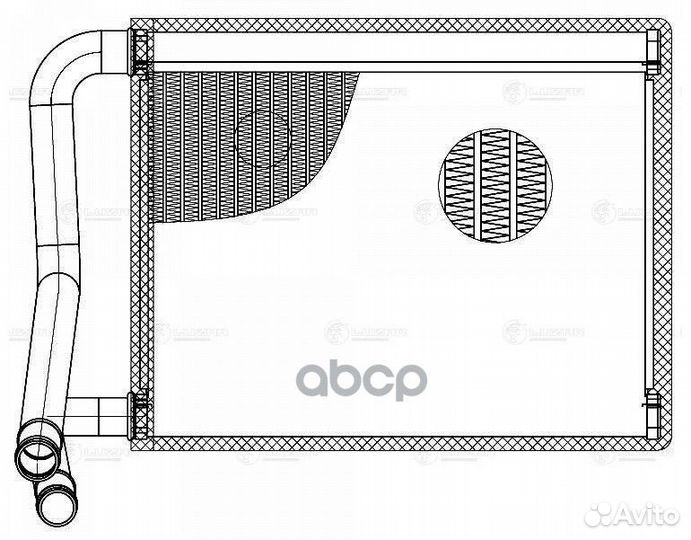 Радиатор отоп. hyundai accent (06) /verna (06)