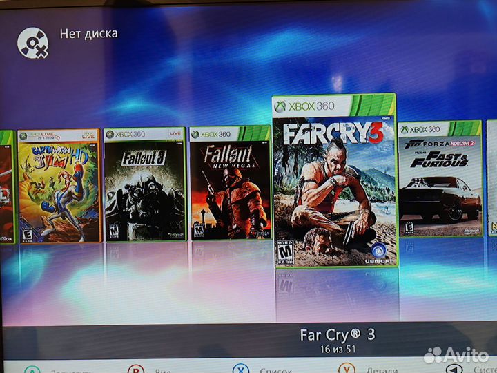 Xbox 360 Фрибут + 21 игра