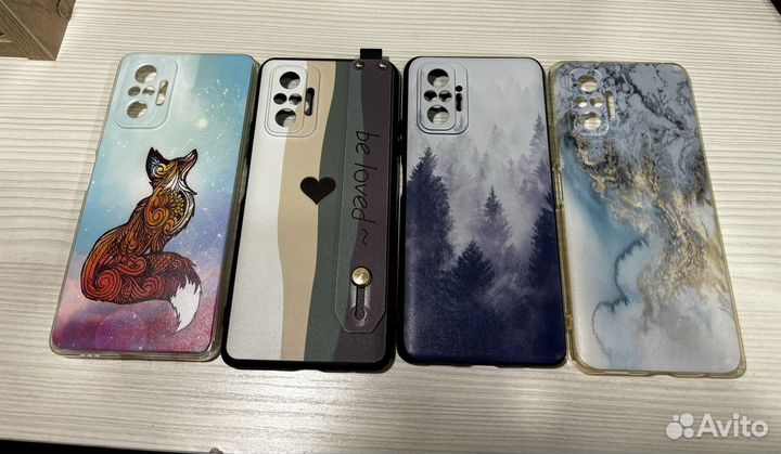 Чехлы на xiaomi redmi note 10 pro 7шт