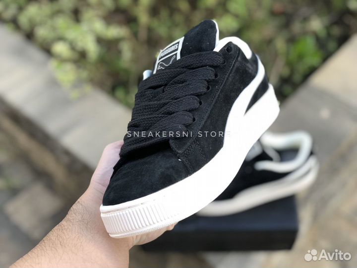 Кроссовки Puma Suede XL Pleasures Black Frosted Iv