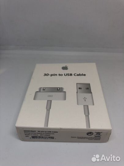Оригинал Apple USB кабель 30pin iPhone 3/4/4s/iPad