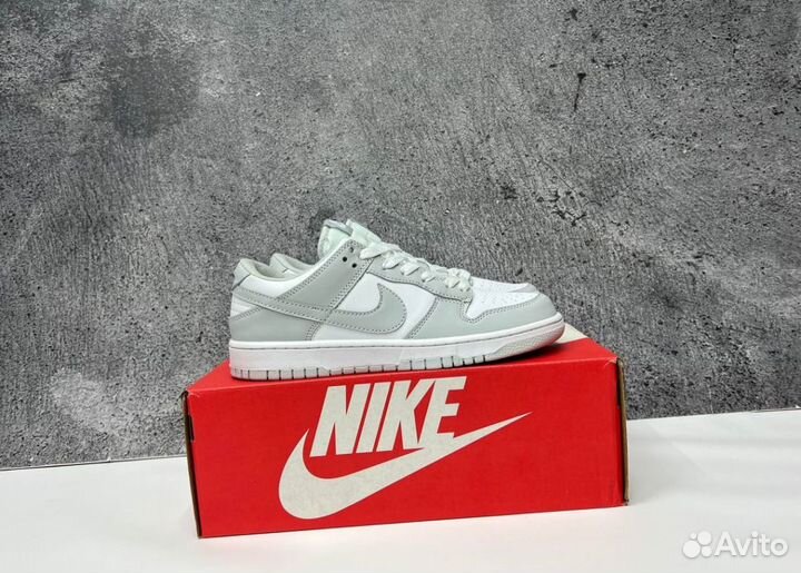 Кроссовки Nike SB Dunk Grey Люкс