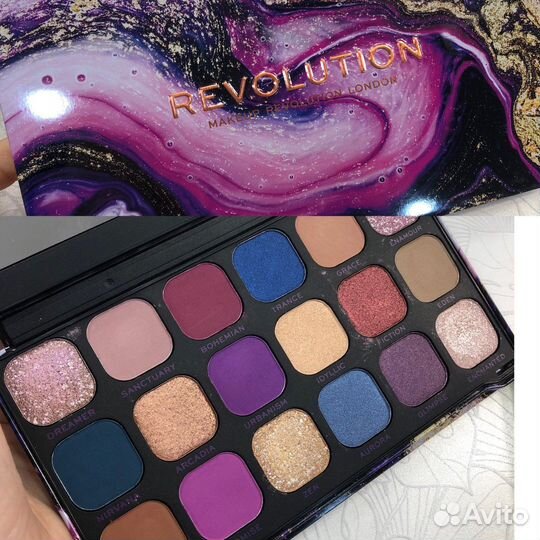 Палетка теней too faced colorpop venus