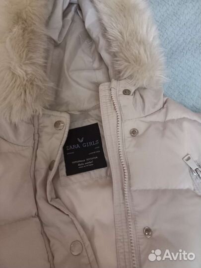 Куртка для девочки zara 152,в хорошем состоянии