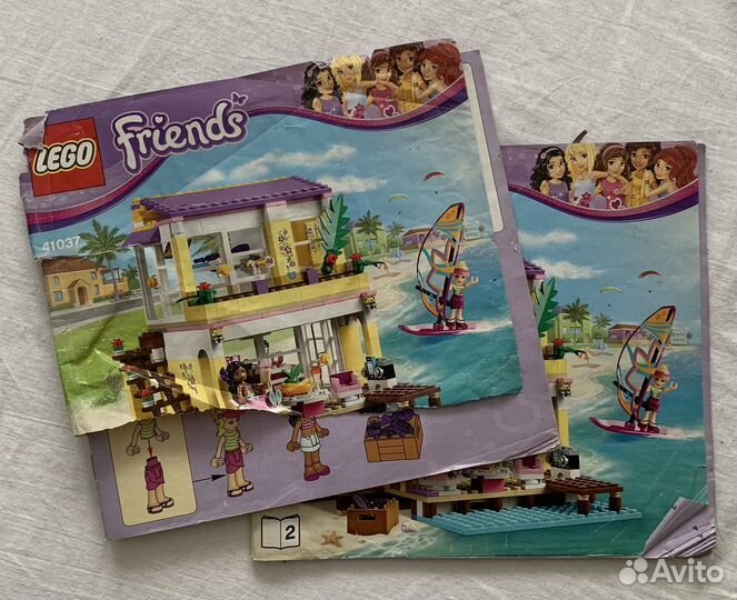 Lego friends пляжный домик Стефани 41037