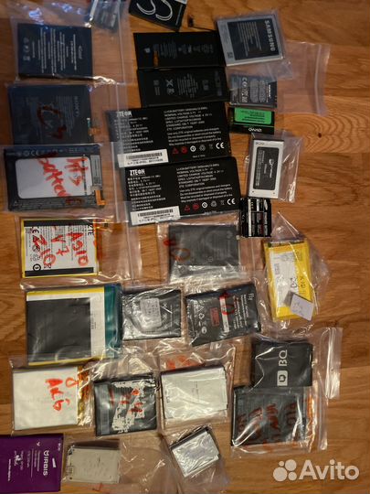 Лот АКБ от телефонов