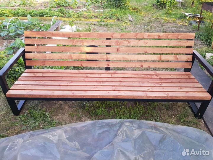 Изготовление лавочек, садовых скамеек в стиле loft