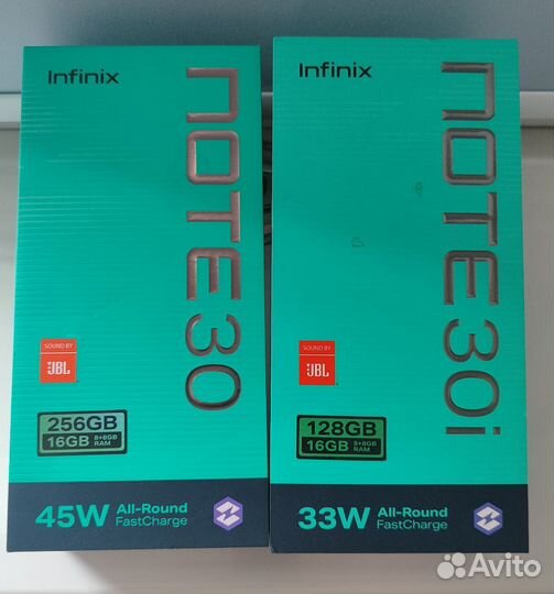 Коробка от телефона Infinix Note 30/30i