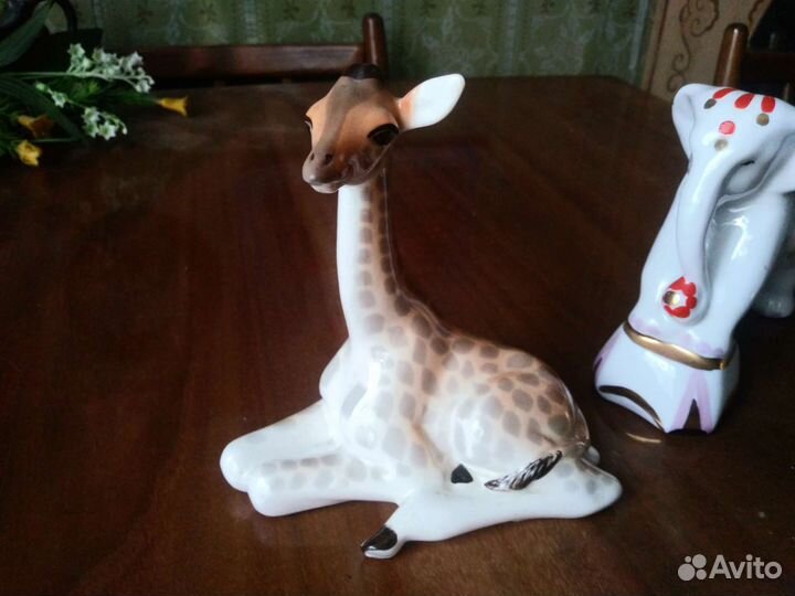Фарфоровые животные статуэтки лфз