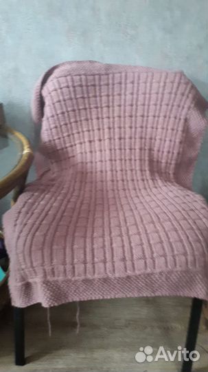 Плед детский вязаный ручная работа