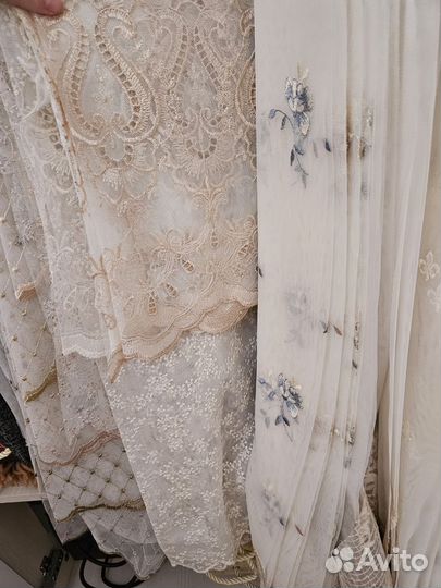 Отрезы кружева