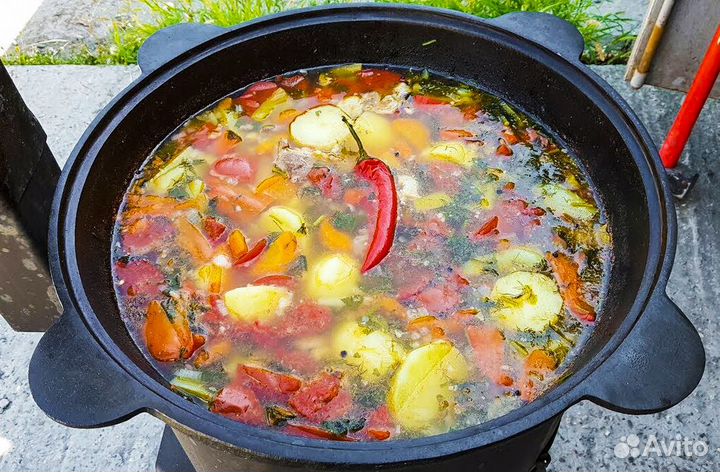 Казан чугунный 12 литров